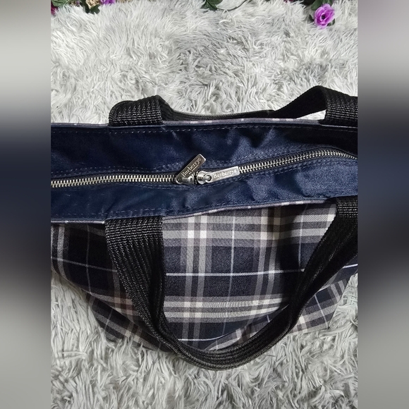 Burberrys Blue Label Blue & White House Check Tote (EUC)(COA) - Picture 6 of 14